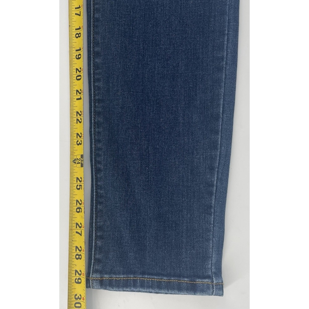 Judy Blue Relaxed Fit Meant To Be Jeans Women 7/28 Dark Wash Distressed MidRise - Picture 8 of 9